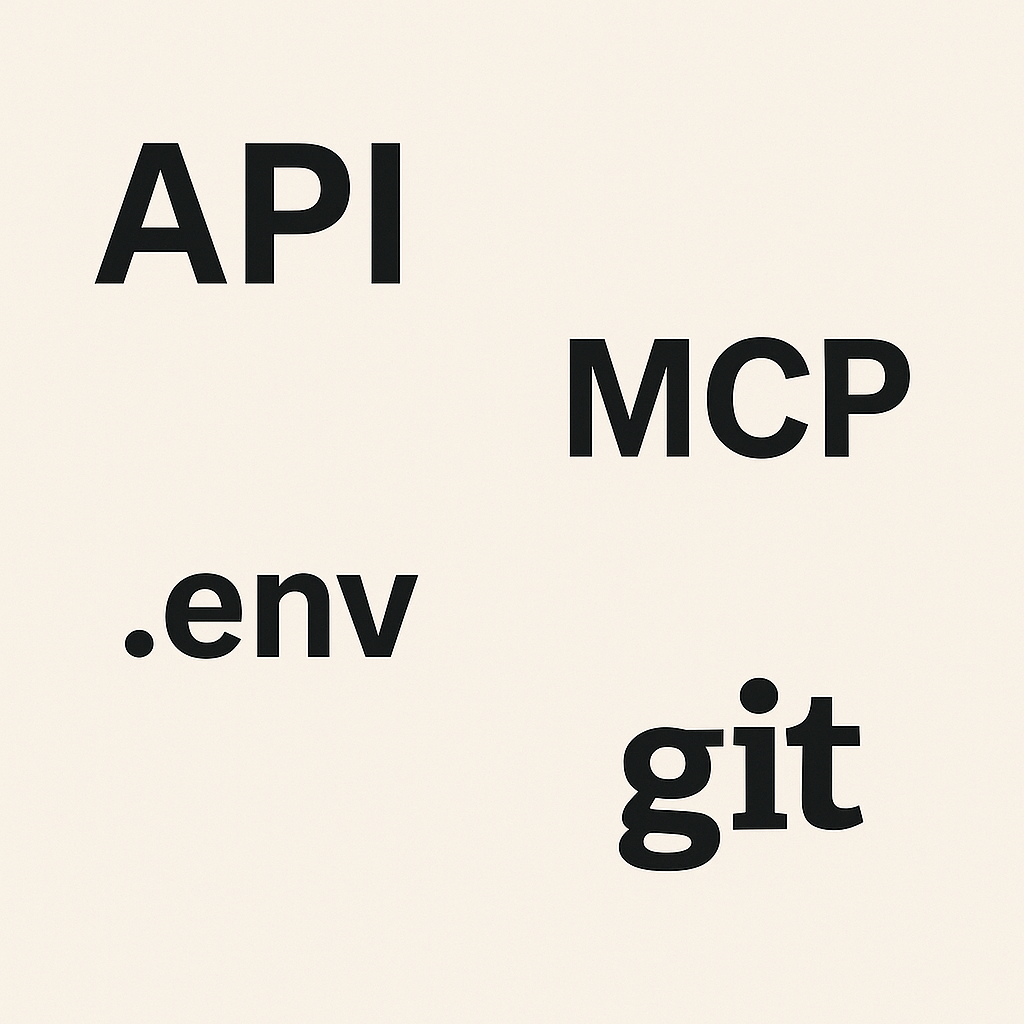 API,MCP,.env,git