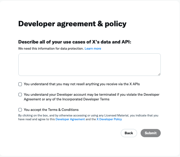 agreement page
